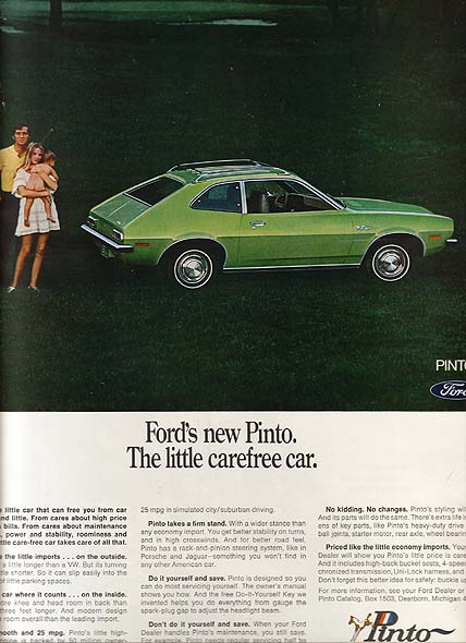 Ford pinto commercials #2