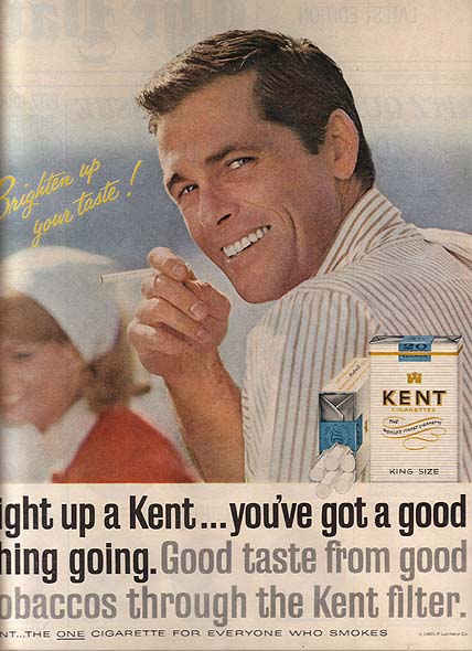 Kent cigarette ads