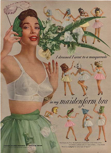 I dreamed I was a medieval maiden in my MAIDENFORM BRA (1960) : r