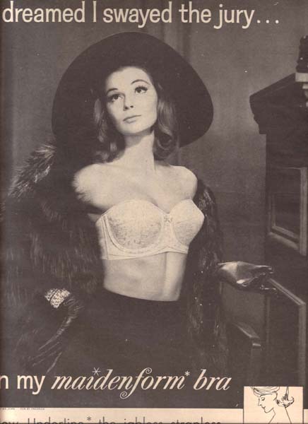 1954 Maidenform Ad, She dreamed she went to a masquerade we…